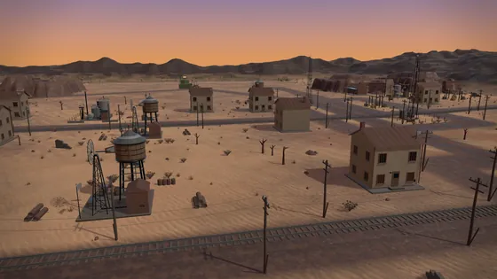 Dust Meridian: Mining settlement